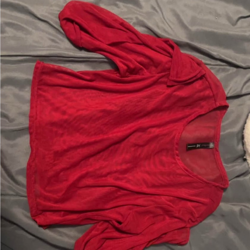 Women's mesh rave top